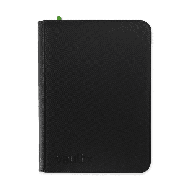 Vault X 9 Pocket Black Zip Binder