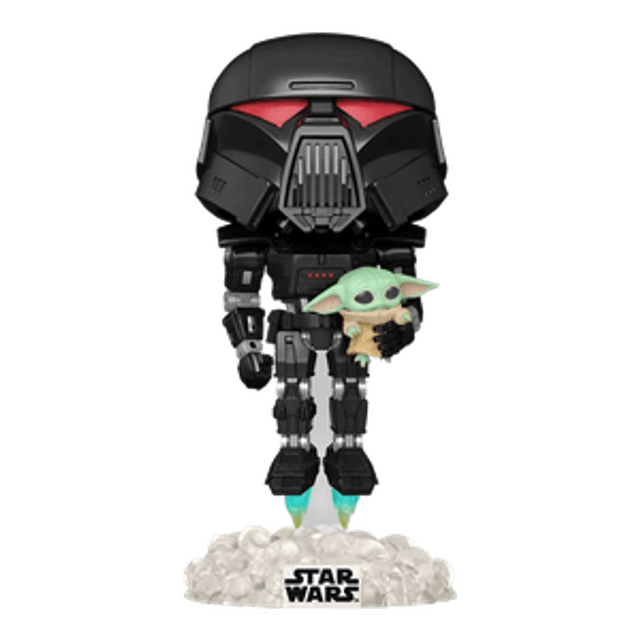 Star Wars: Dark Trooper with Grogu Pop! #488
