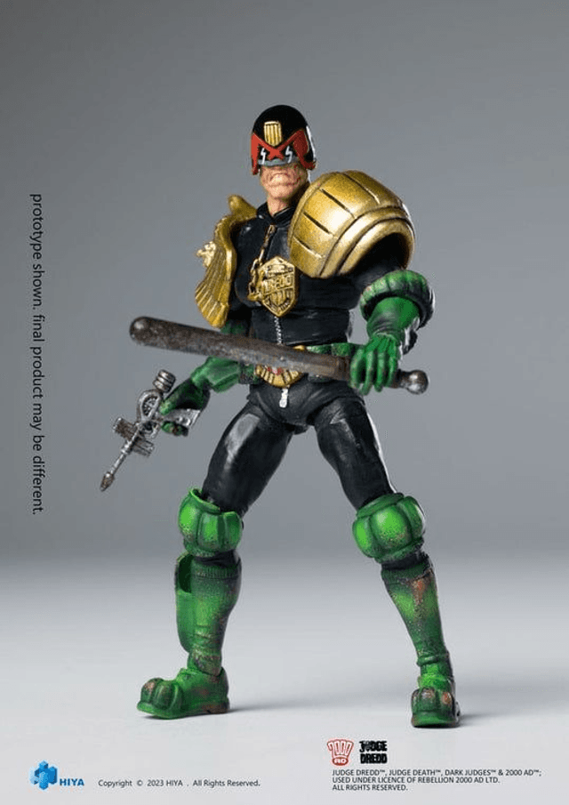 Judge Dredd: Cursed Earth Judge Dredd Exquisite Mini Action Figure